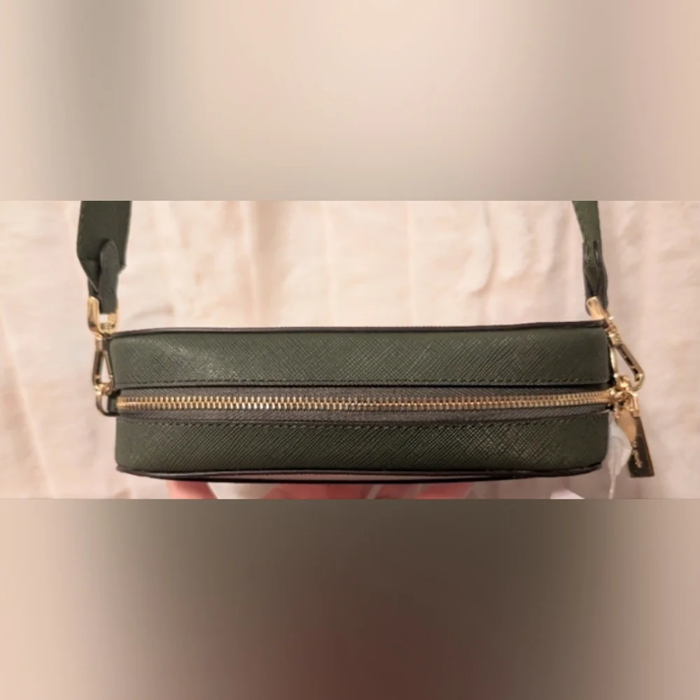 NWT 2FER Kate Spade Card Holder &  Crossbody Bag - Green Floral - Picture 8 of 11